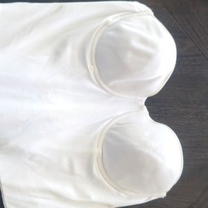 Lilyette white bustier-36C